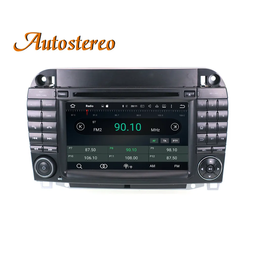 Android 9 автомобильный DVD плеер gps навигация для Mercedes Benz s-класс W220/S280/S320/S350 головное устройство Мультимедиа Радио магнитофон