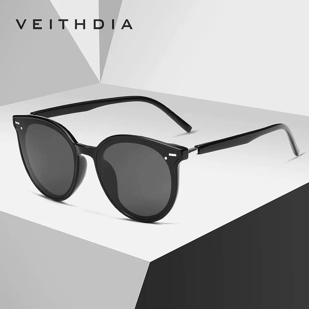 Бренд veithdia фотохромные женские солнцезащитные очки поляризованные зеркальные линзы винтажные День Ночь двойные Солнцезащитные очки женские для женщин 8520