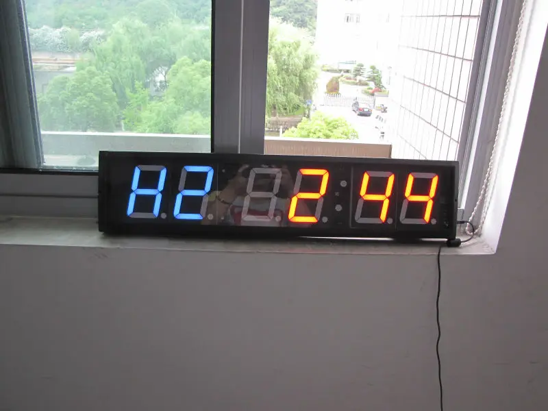 Тренажерный зал интервальный таймер 4 &quotэлектронный счетчик светодиодный