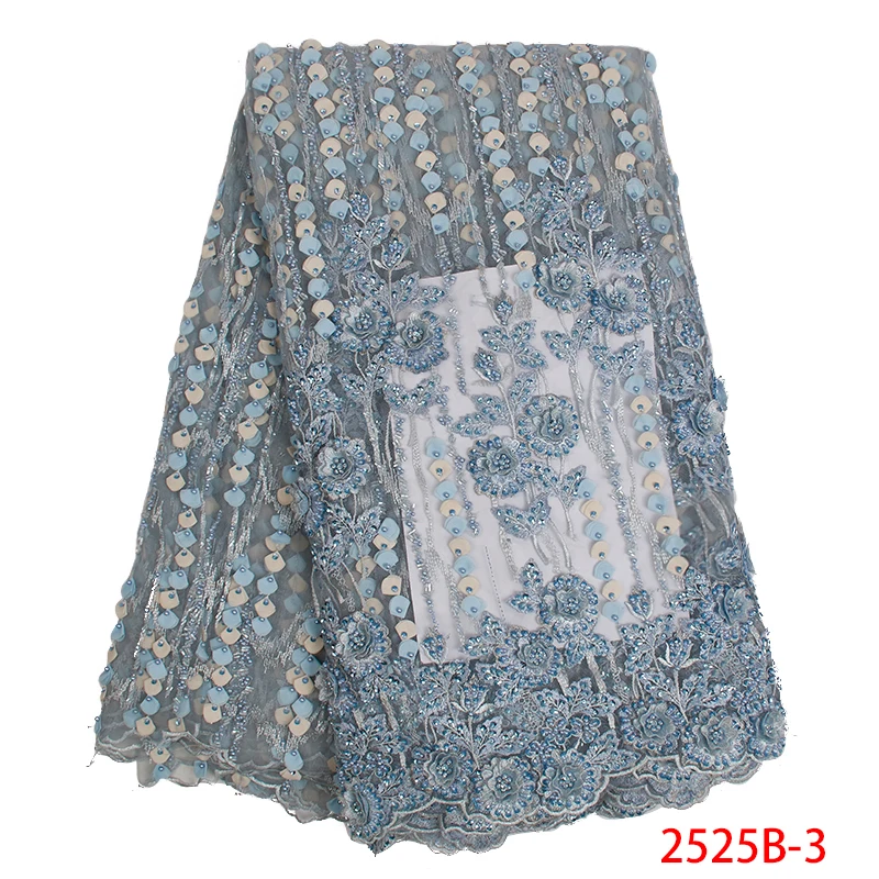 2019 Высококачественная 3D Цветочная кружевная ткань красивая африканская