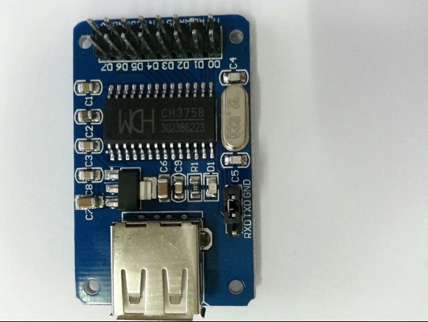 Модуль чтения и записи USB-интерфейса для Arduino CH375B U Disk | Электронные компоненты