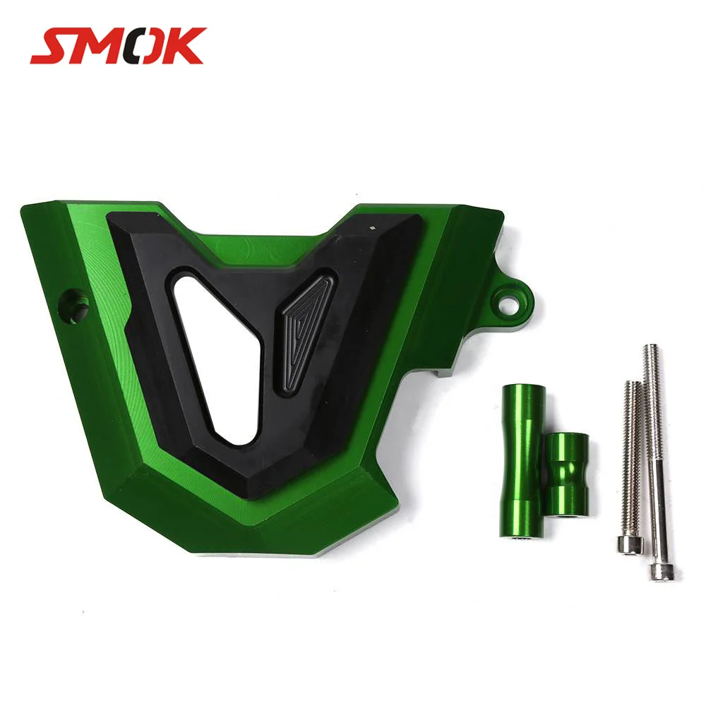 

SMOK Motorcycle Left Engine Front Sprocket Chain Guard Protection Cover For Kawasaki Ninja 250 300 Z250 250R Z300 300R 13-15