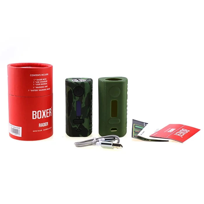 Оригинальный HugoVapor данныхhtc Rader 211 Вт Box Mod V2.0 электронная сигарета fit Двойной 18650