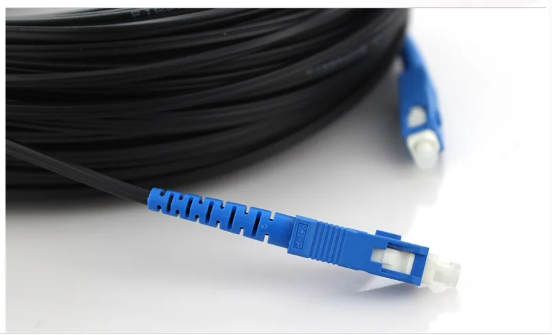100 м FTTH волоконно оптический соединительный кабель SC to SM одножильный метров
