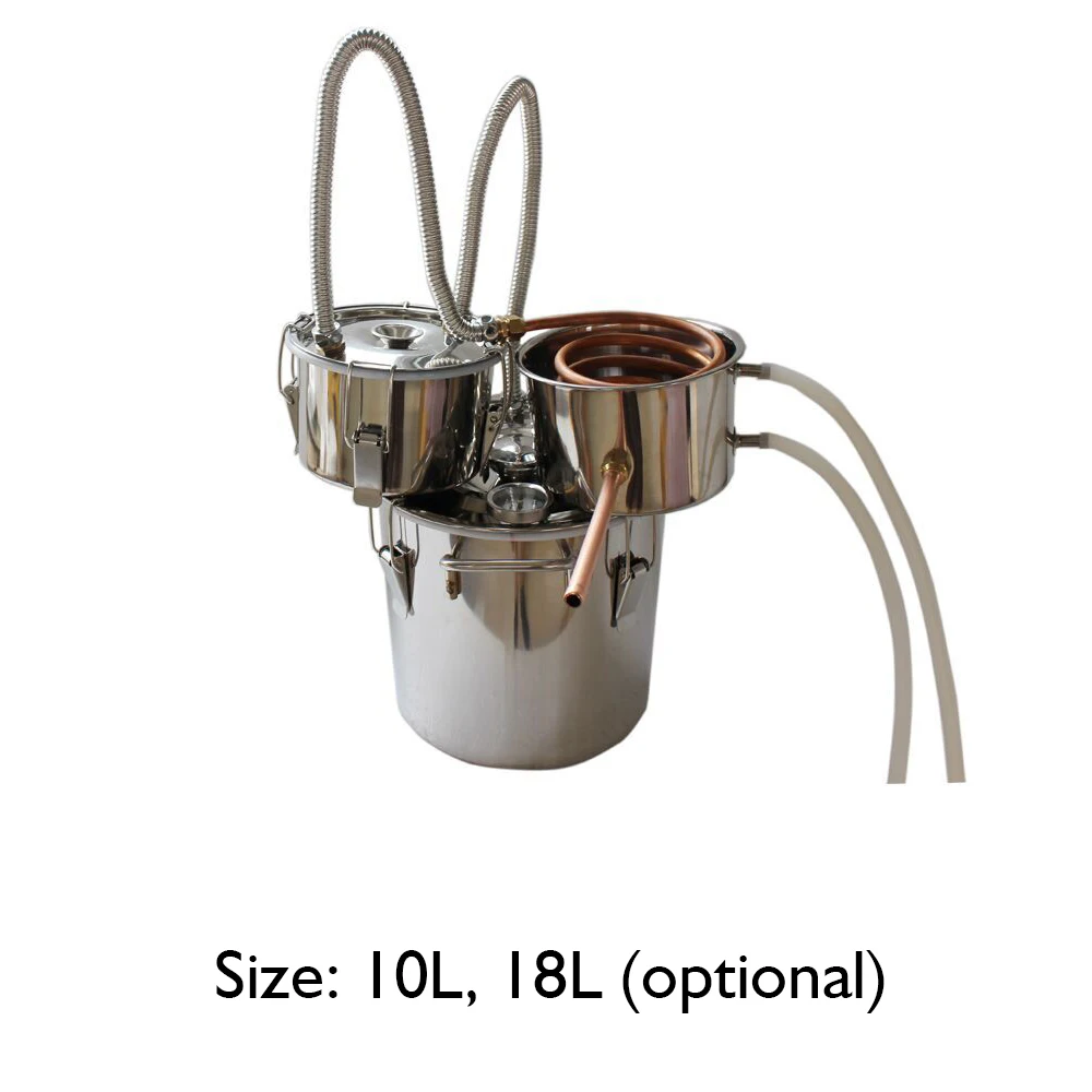 Электрический дистиллятор спирта бытовой нержавеющая сталь воды алкоголь