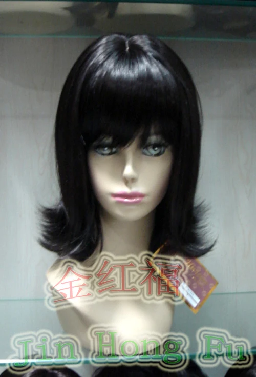 Hot heat resistant free shipping&gt&gt&gt&gt&gtTYA1211Hot!! new Short Black Straight cosplay Party Pretty wigs |