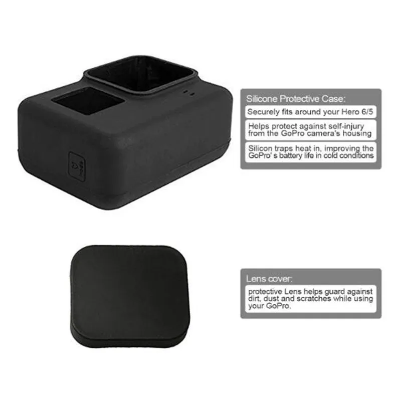 Suptig для Gopro набор аксессуаров крепление монопод Штатив Go pro Hero2018 Hero7 Hero 6 5 Черная