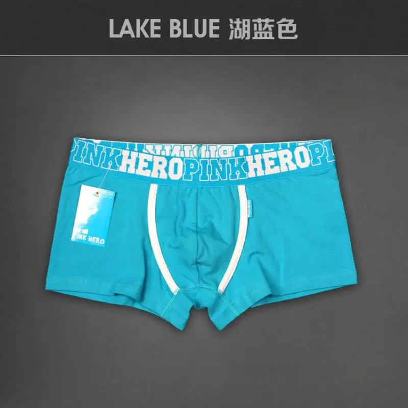 Трусы боксеры Pink Hero мужские с заниженной талией Брендовое пикантное нижнее белье