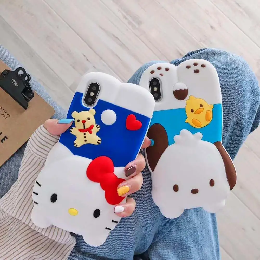 Чехол для телефона EPENA чехол iphone 7 8 plus 6 6S Plus X XR XS Max милый мягкий с рисунком утки