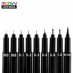 Подводка для набросков Marvy Needle, Водостойкая Подводка для набросков 0030050.10.20.30.50.81.0на масляной основе