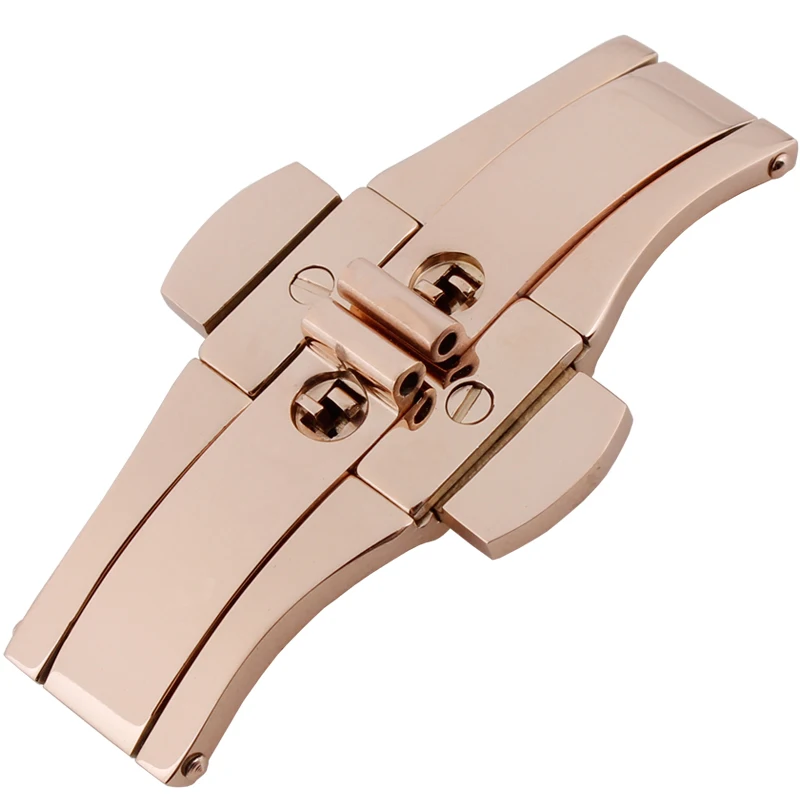 

Hot sale High Quality Butterfly buckle 18*5mm 19*6mm 21*6mm 23*6mm 25*6mm 27*6mm stainless steel folding clasp