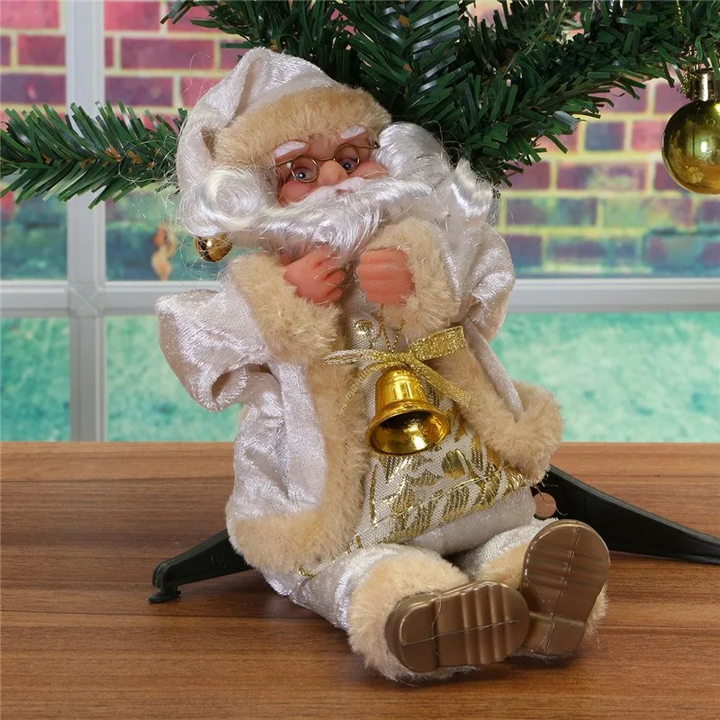 Рождественская вечеринка украшение дома 27 см фланелевые сидячие узоры с