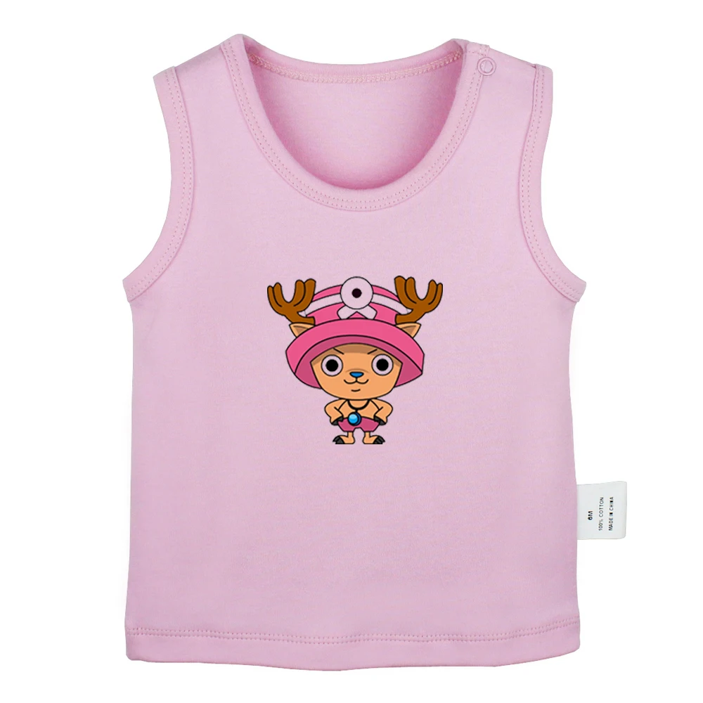 Забавный цельнокроеный Топ Tony Chopper Brook Nami Tattoo для новорожденных и малышей жилет