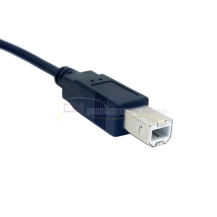 USB 2, 0 Macho para B Padrao Masculino Y-  80   ,      0, 8