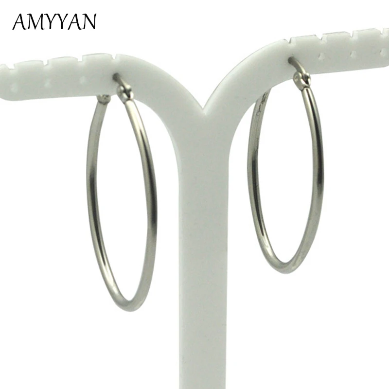 Модные женские серьги кольца из нержавеющей стали 316l африканские Ювелирные