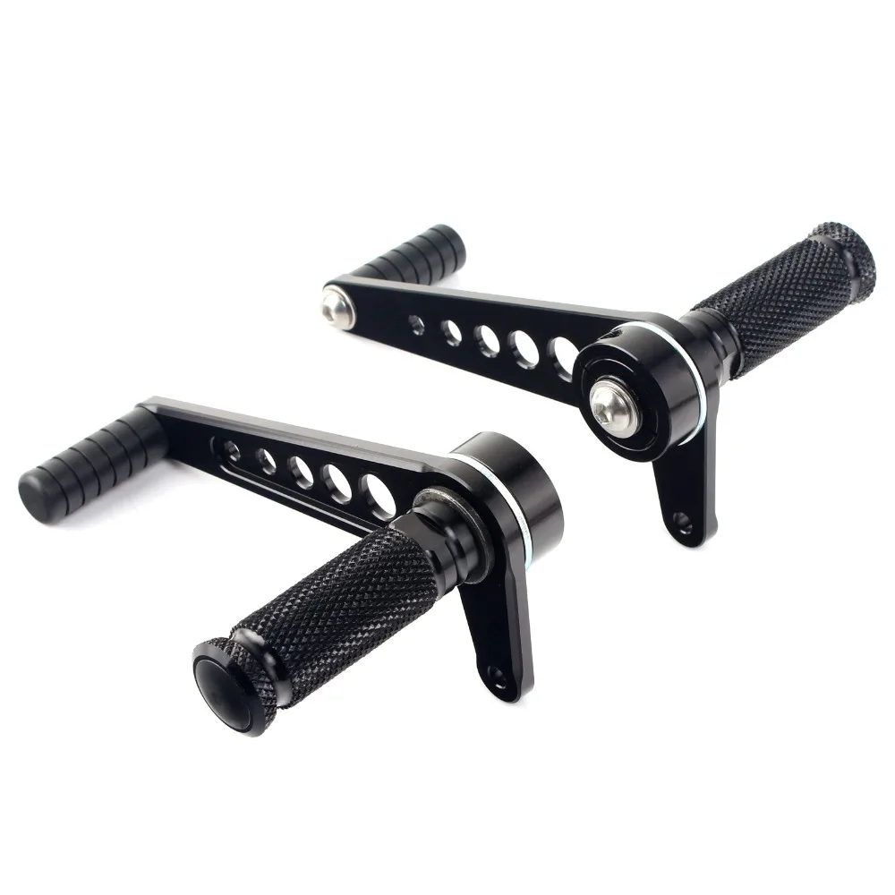 BIKINGBOY Кафе Racer Rearsets задние комплекты подставки для ног Suzuki GT 125 250 500 550 570