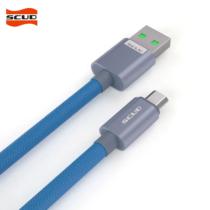 Dusty Blue Скад Кабель Micro-USB для кабеля для сотового телефона Android кабель для быстрой зарядки для USB устройства на базе android с функцией быстрой зарядки 1,5 м кабель для передачи данных KR11 - Цвет: Dusty Blue
