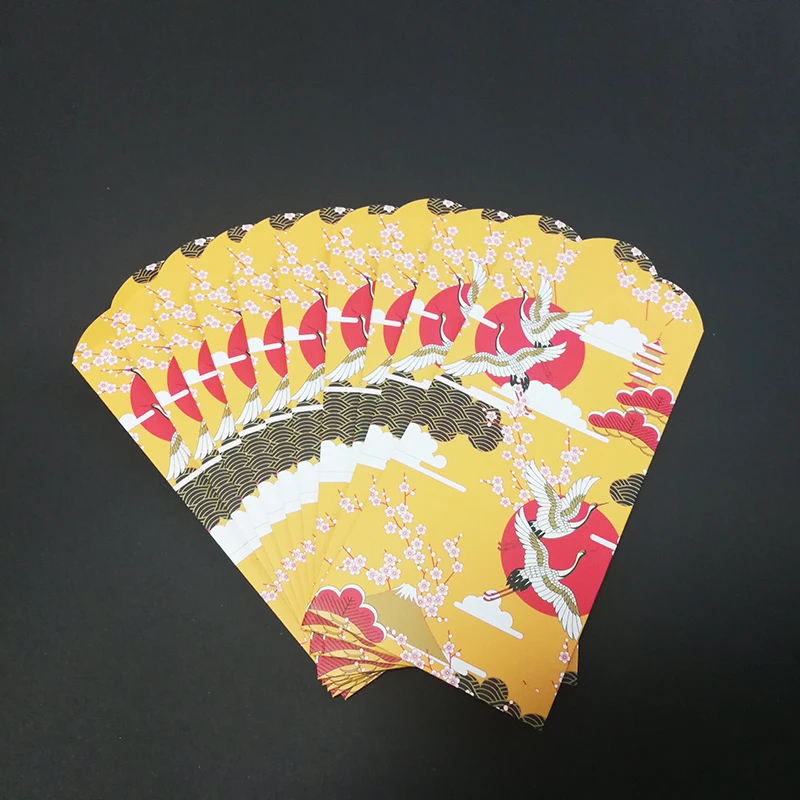 6 шт./компл. свадебные конверты для денег в японском стиле (Hong Bao) маленькие подарки