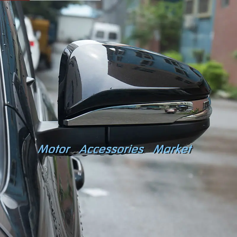 Новинка 2 шт. хромированное зеркало заднего вида сигнальная Накладка для Toyota