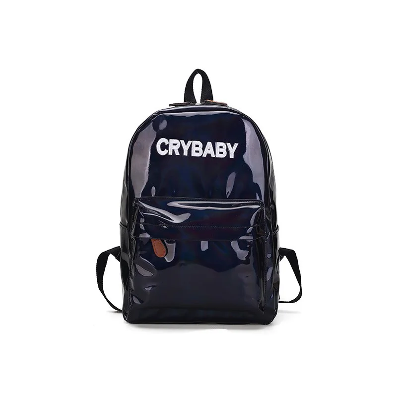 Женская сумка Пакет голографический Рюкзак mochila розовый цельный рюкзак женский