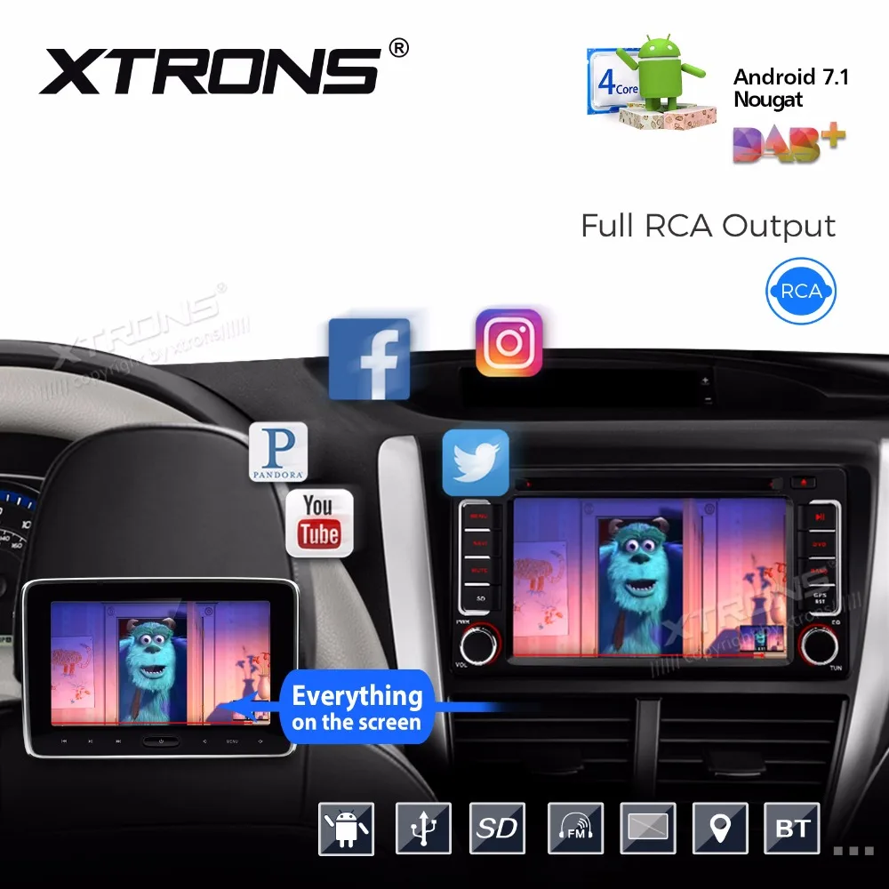 6 2 &quotAndroid 7 1 dvd плеер автомобиля стерео gps DAB + RCA Bluetooth для Subaru Forester 2008 2009 2010 2011 2012 Impreza