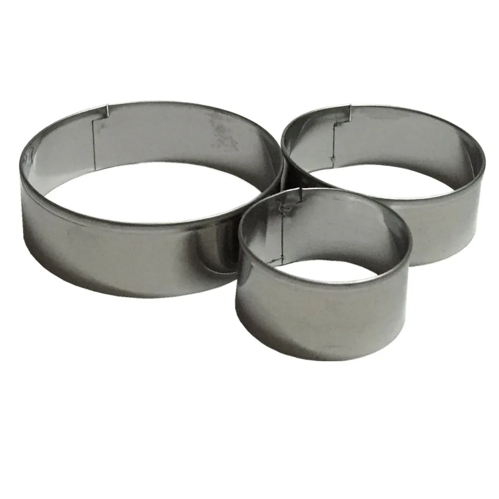 3 шт. круглая форма для помадки торта капкейков печенья мини инструмент выпечки