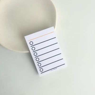 To do list Креативный блокнот ins для заметок, ежедневник, офисный стол, Проверка списка, список сообщений, блокнот, школьные офисные принадлежности, Канцтовары - Цвет: To do list