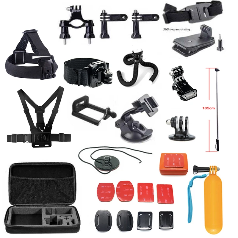 Набор аксессуаров Teckam для экшн Камеры Gopro Hero 6 gopro hero 5 xiaomi yi Экшн камера 4k plus sjcam SJ7