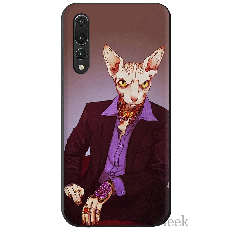 Силиконовый чехол Desxz для телефона Huawei Y6 Y5 Y7 Y9 Mate 10 20 Pro Nova 4 2i 2 3 3i Lite канадского