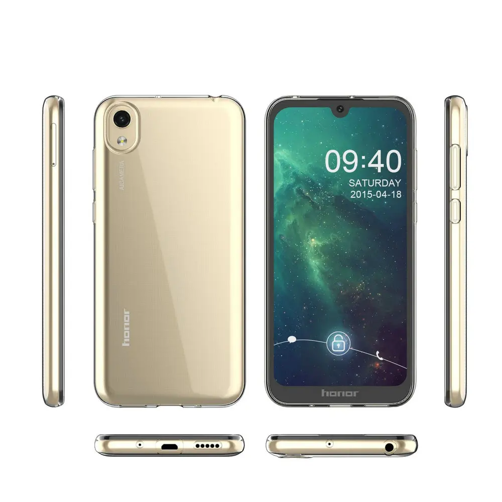 Для Huawei Y5 2019 Φ прозрачный силиконовый чехол для Honor 8 S AMN LX1 Nature мягкие чехлы