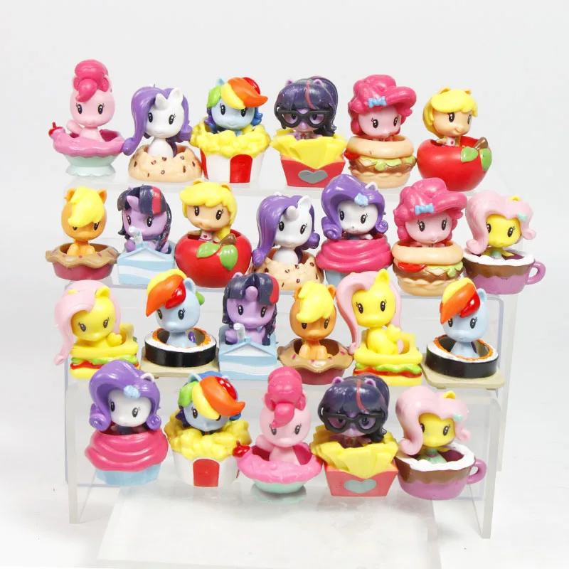 only figure have rep My Little Pony игрушки милашка Марка Crew мини игрушка пони дружба Волшебная Радуга тире сумеречные сверкающие фигуры Рождественский подарок - Цвет: only figure have rep