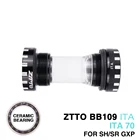 Керамический подшипник для велосипеда BB109 ITA70 ITA 70 MTB дорожный велосипед внешние подшипники нижние кронштейны для частей 24 мм BB 22 мм GXP кривошипник