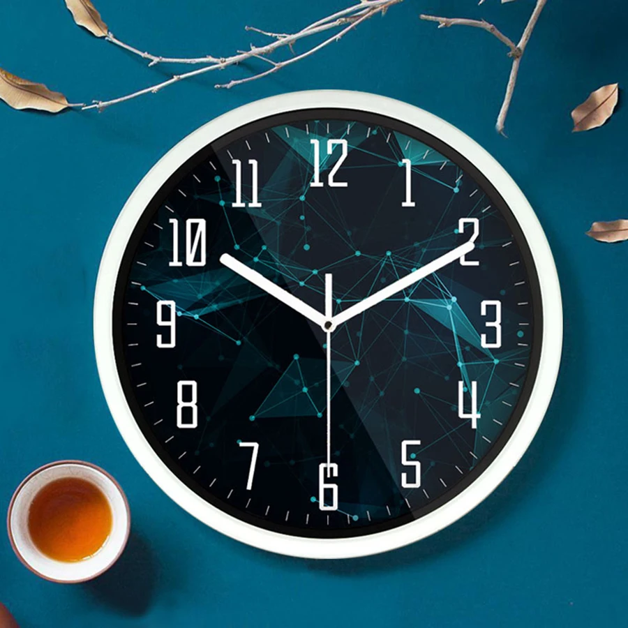 Тихий металлический телефон цифровой большой кухонный Orologio настенные