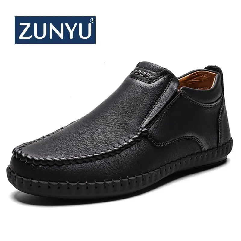 ZUNYU/Новинка модные мужские ботинки высококачественные ботильоны из спилка