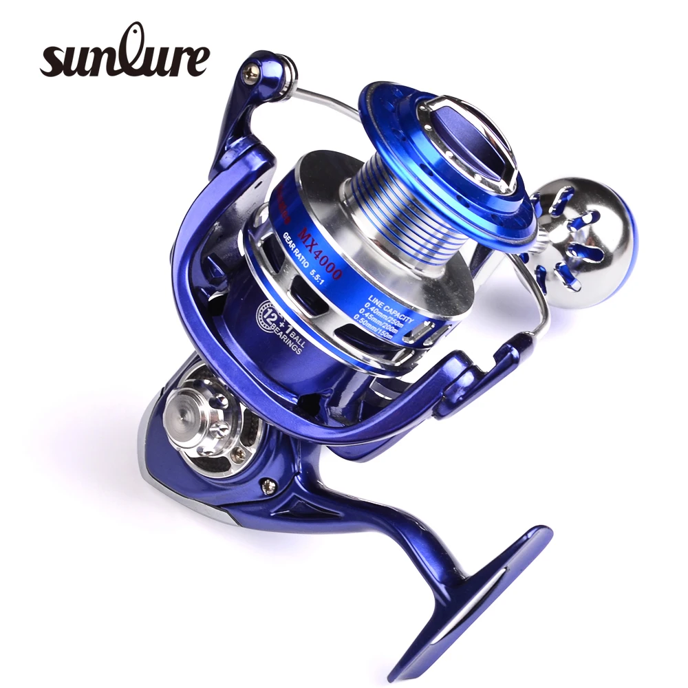 Sunlure Full Metal Рыболовная Катушка Океан Рыболовное судно Алюминий + Нержавеющая