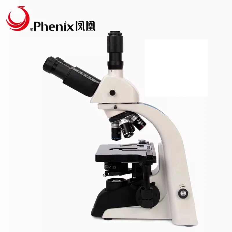 Phenix/40X 1600X тринокулярный микроскоп соединение профессиональных бесконечности