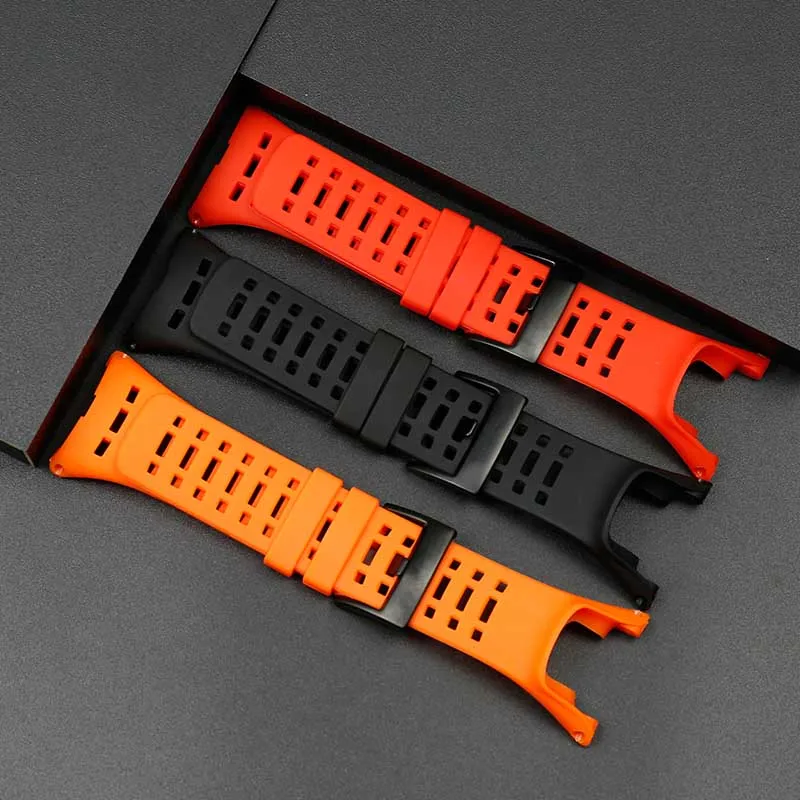 Men's Silicone Strap for SUUNTO AMBIT 2S2R3S3R3PEAK Women's Sports Waterproof Rubber Strap Buckle