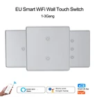 Стандарта ЕС, США, Великобритании, 123 Smart Wi-Fi настенный выключатель света дистанционное управление сенсорный выключатель таймера голосового управления по Alexa Google Home приложение Ewelink