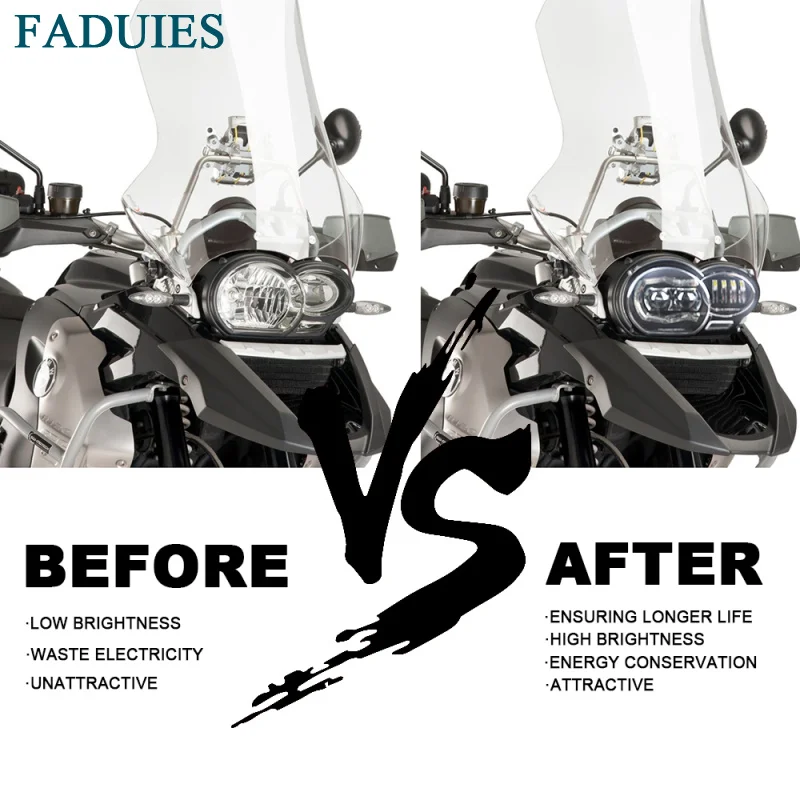 Светодиодная фара светодиодный Мотоцикла BMW R1200GS R1200 GS adv LC 2004-2012 (подходит для