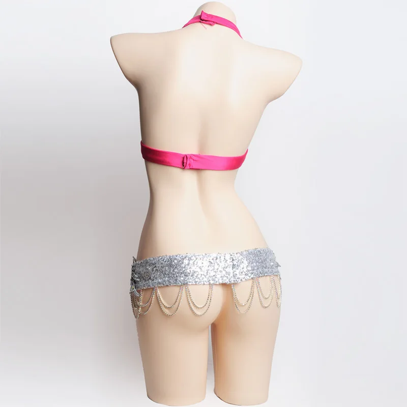 Костюм для танца живота комплект из 2 предметов бюстгальтер топ пояс