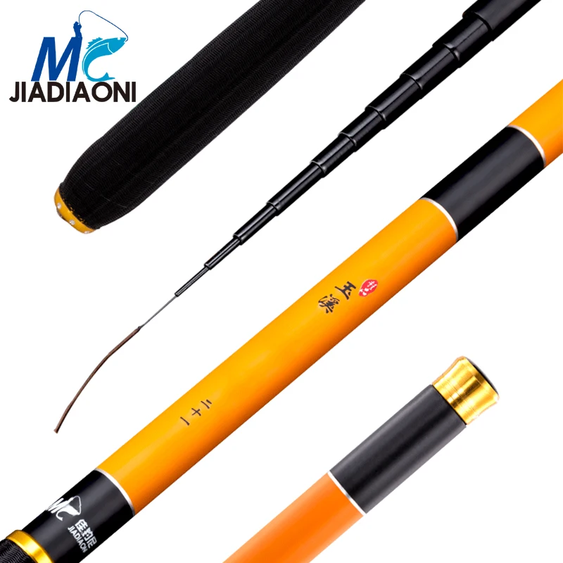 JIADIAONI 46 Tune 73 см углеродное волокно сверхжесткий 3 6 м/4 5 м/5 4 м/6 м/7 2 м поток Удочка