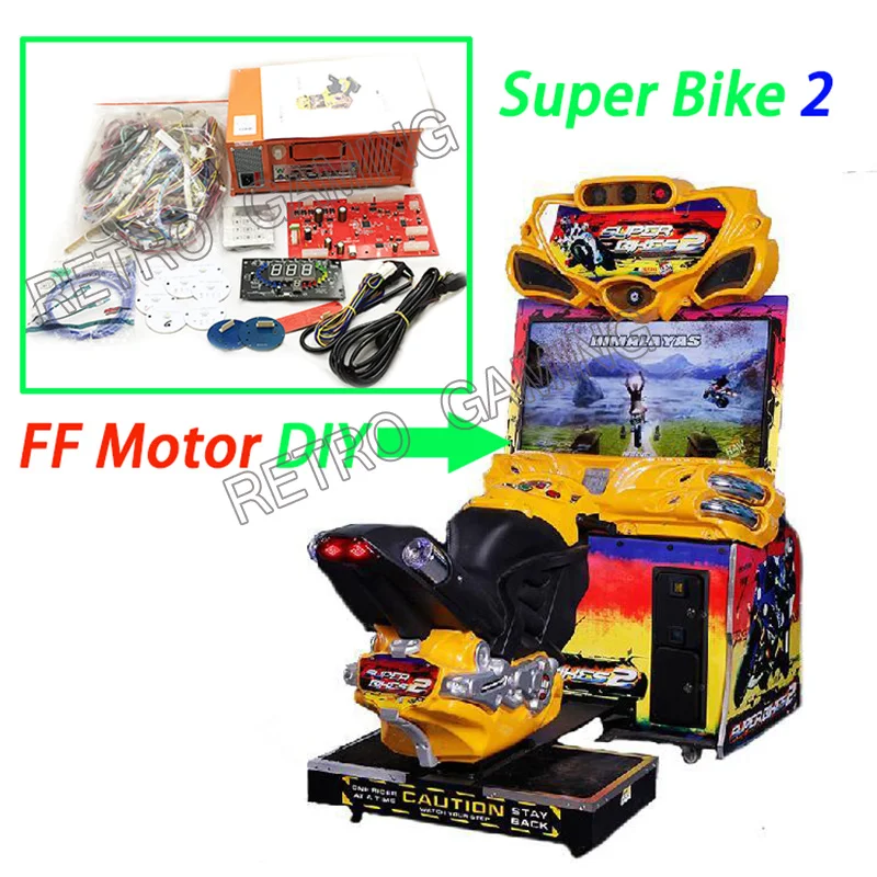 Super Bike 2 DIY kit материнская плата с проводами светодиодный пульт управления для