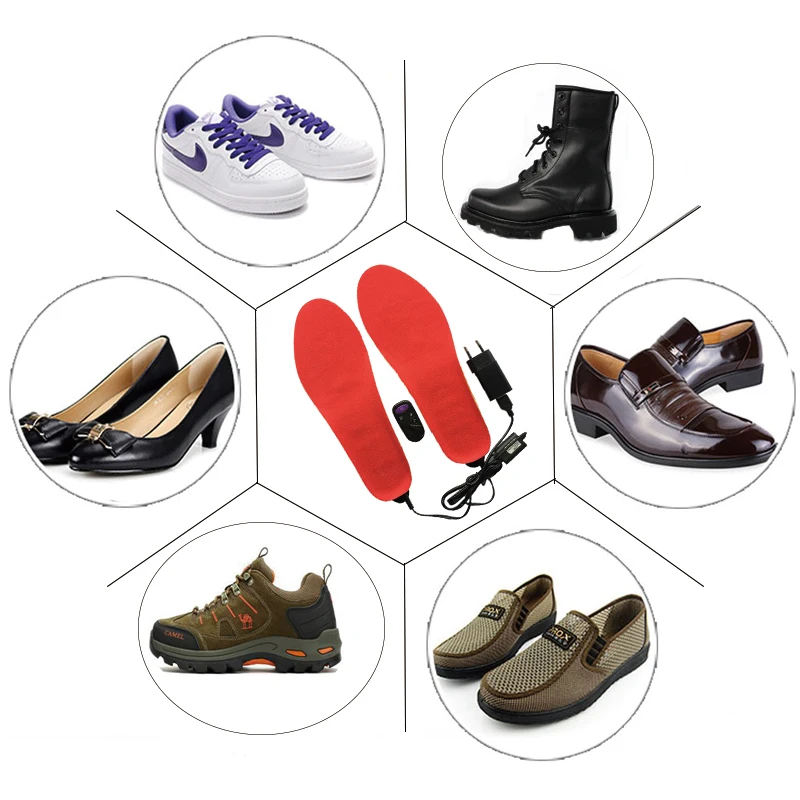 Зимние Стельки С Подогревом батареи 1800 мАч с беспроводным пультом