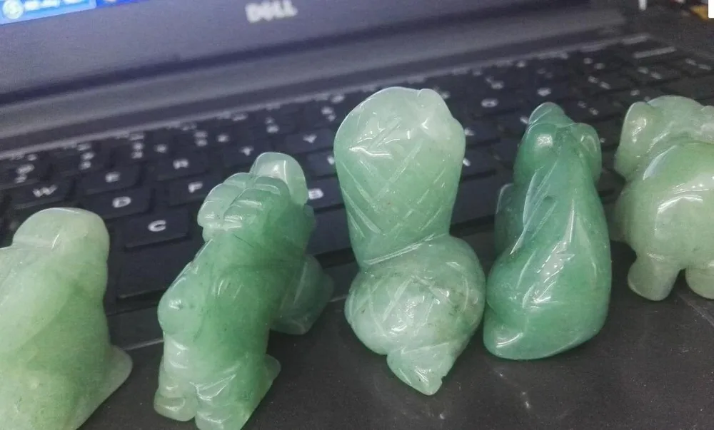 12PCS Chinese Hand-carved natural Dongling jade 12 zodiac ornaments | Дом и сад