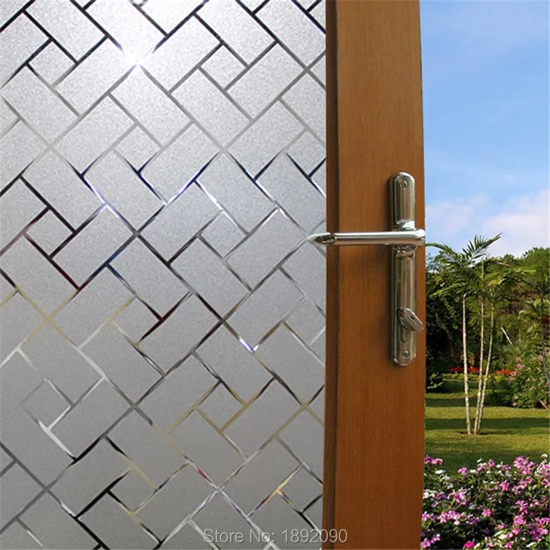 45*200 см/лот конфиденциальная декоративная оконная пленка Тиснение 2D решетки