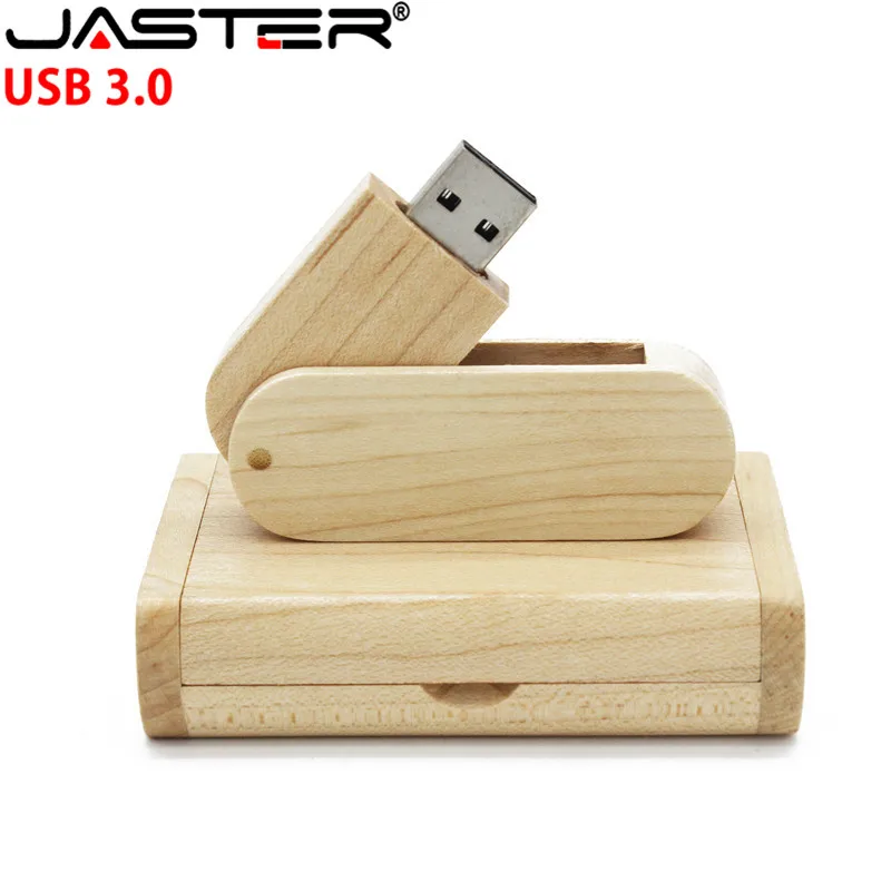 Флэш накопитель JASTER новый деревянный usb с подарочной коробкой флэш USB деревянной