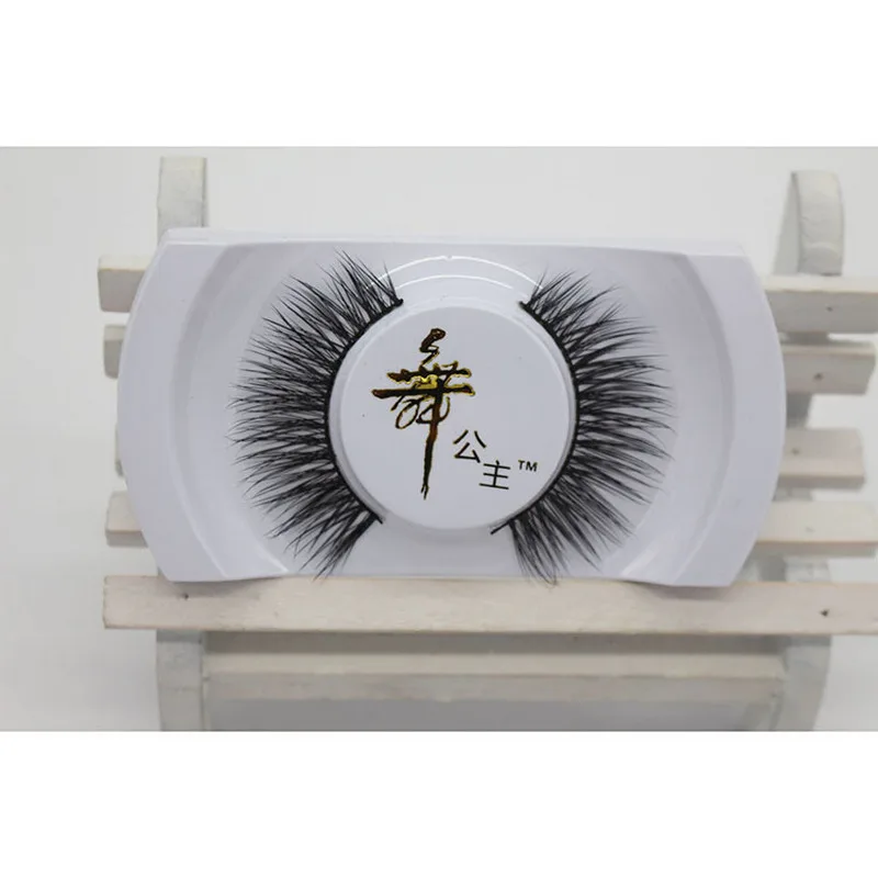 

20 pairs of 100% real natural thick false eyelashes makeup extended eyelash tool E1