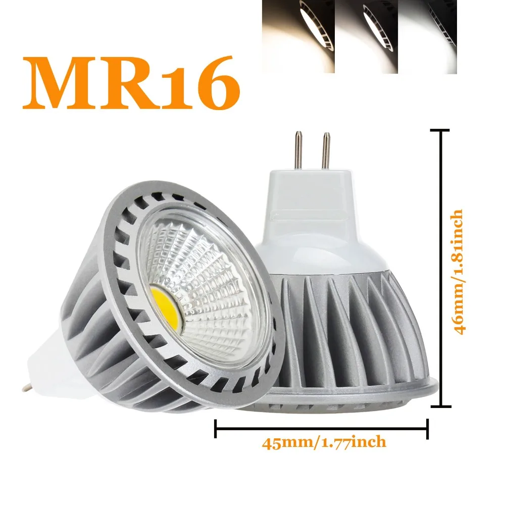 Светодиодный светильник Точечный s 9W E27 E26 GU10 AC85 265V MR16 DC 12V лампада светодиодный