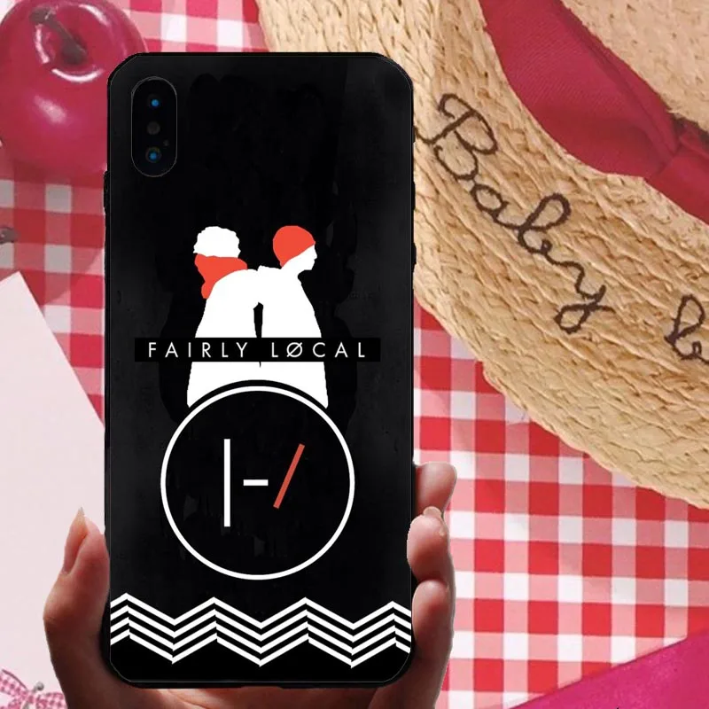 TPU Черный мягкий чехол для телефона Twenty One Pilots для iphone XS MAX XR 7 8 8plus 6s X Fundas 21 Band collage Coque Fundas Shell Capa - Цвет: TPU