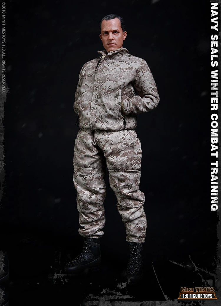 Коллекция 1/6, Полный Набор фигурок M011, морские котики, зимняя Боевая тренировка, Мужская фигурка, модель игрушки для фанатов, подарок на праздник